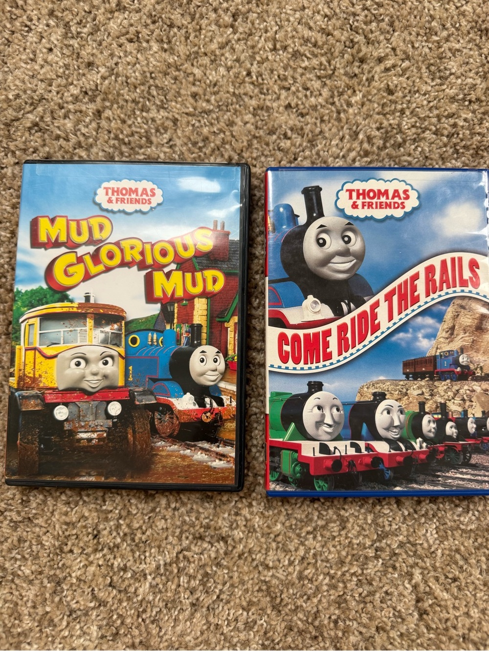 Thomas & Friends DVD Set - Blue, Red, Yellow Covers